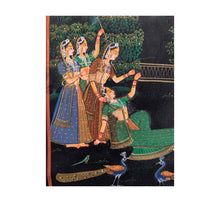 Cargar imagen en el visor de la galería, Impresión hindú "En el jardín"