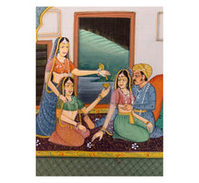 Cargar imagen en el visor de la galería, Impresión hindú "Cortejo”